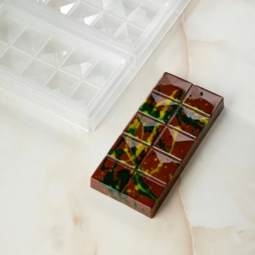 Pavoni Dubai BPA Free Polycarbonate Chocolate Bar Mould